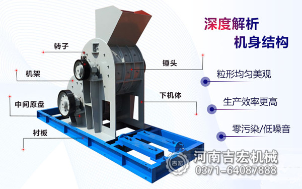 爐渣粉碎機結構